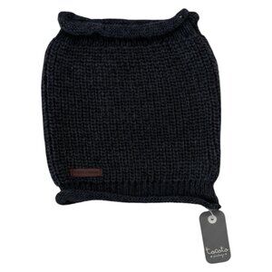 TOCOTO VINTAGE - KNITTED NECK WARMER - GREY - 30% WOOL/10%ALPACA - UNISIZE - NWT